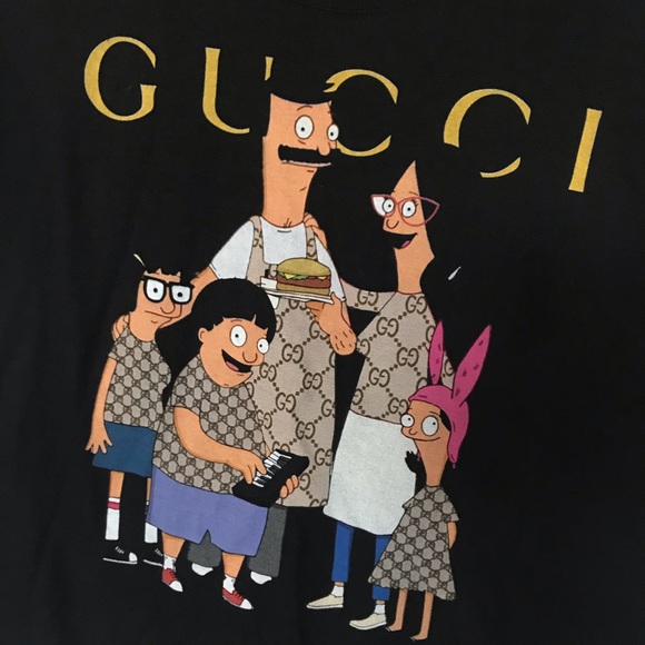 gucci bob's burgers shirt